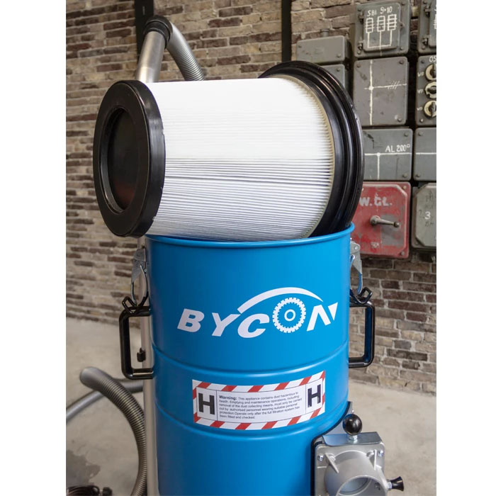 BYCON IVC-2000 HEPA Odkurzacz cyklonowy 2400W 230V 2xH13-filtry