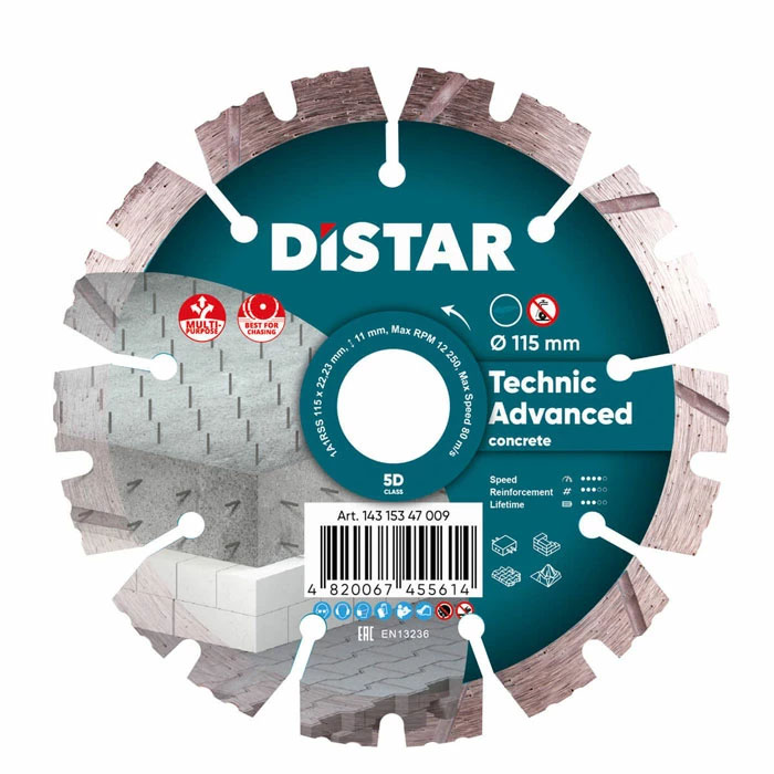 DiStar Tarcza diamentowa 22.23mm Technic Advanced – uniwersalna – 1A1RSS