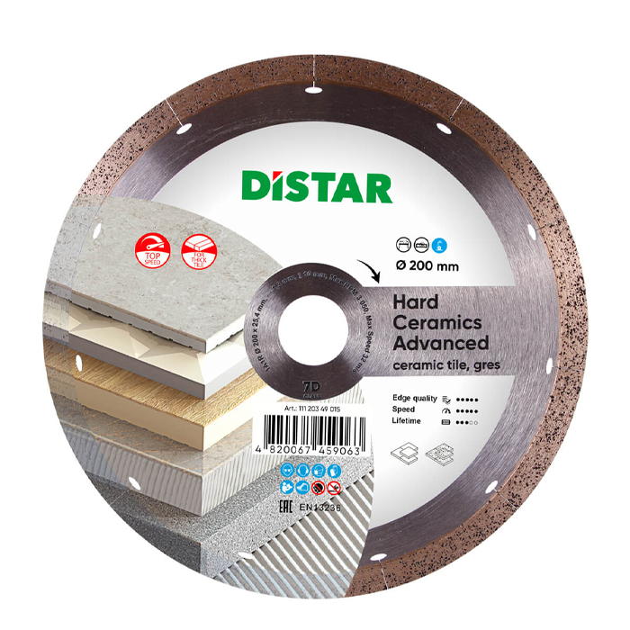 DiStar 1A1R C3 Tarcza diamentowa twarda – 200×1,4x10x25,4 – ceramiczna