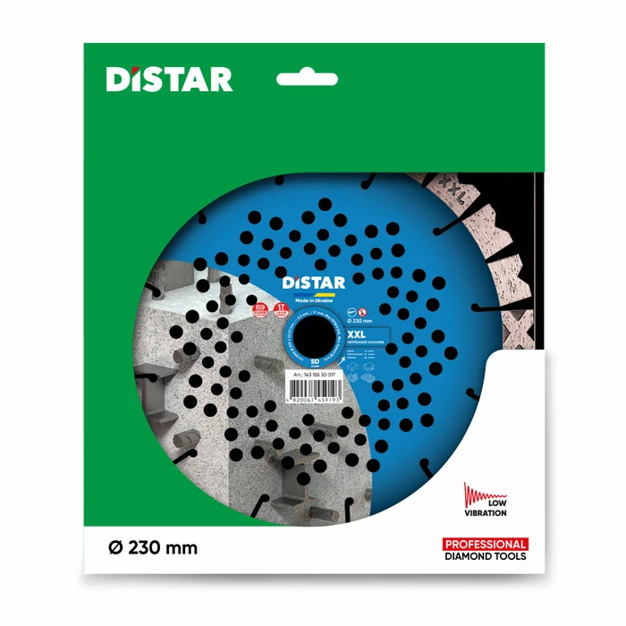 DiStar 1A1RSS Tarcza diamentowa do cięcia na sucho XXL 230 mm 22,23 mm – Najwyższe segmenty na rynku